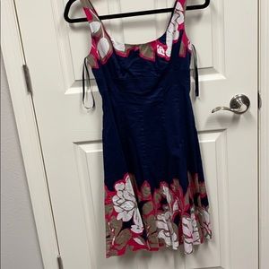 Nine West floral and blue dress